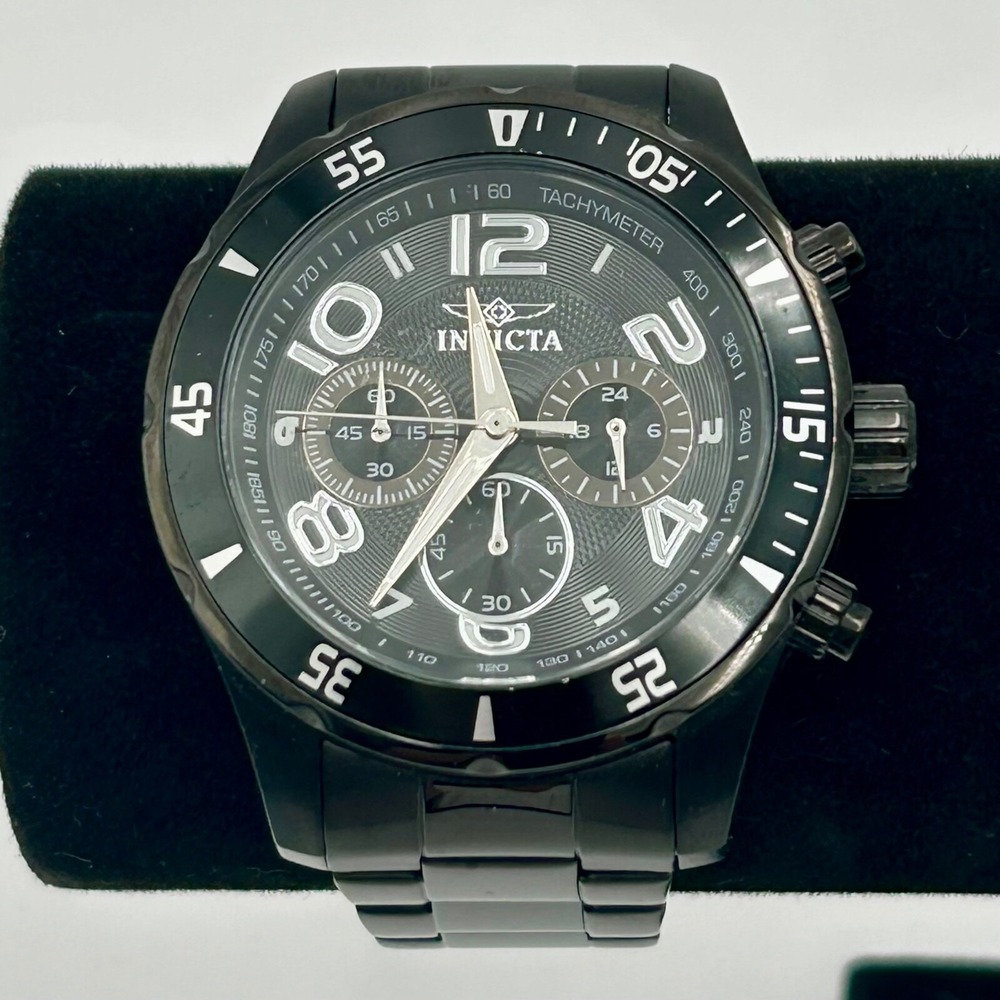 Invicta Pro Diver Master Of The Oceans Tritnite 50m Water Resistant Black 12915